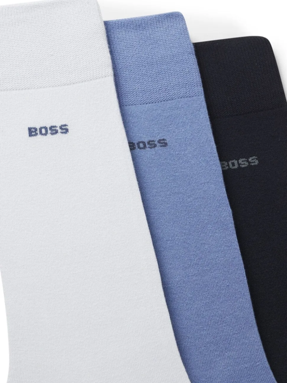BOSS Blue Logo Socks 3 Pack