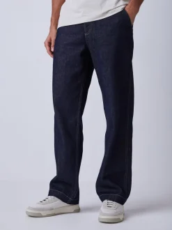 BOSS Blue Loose Fit Denim Jeans