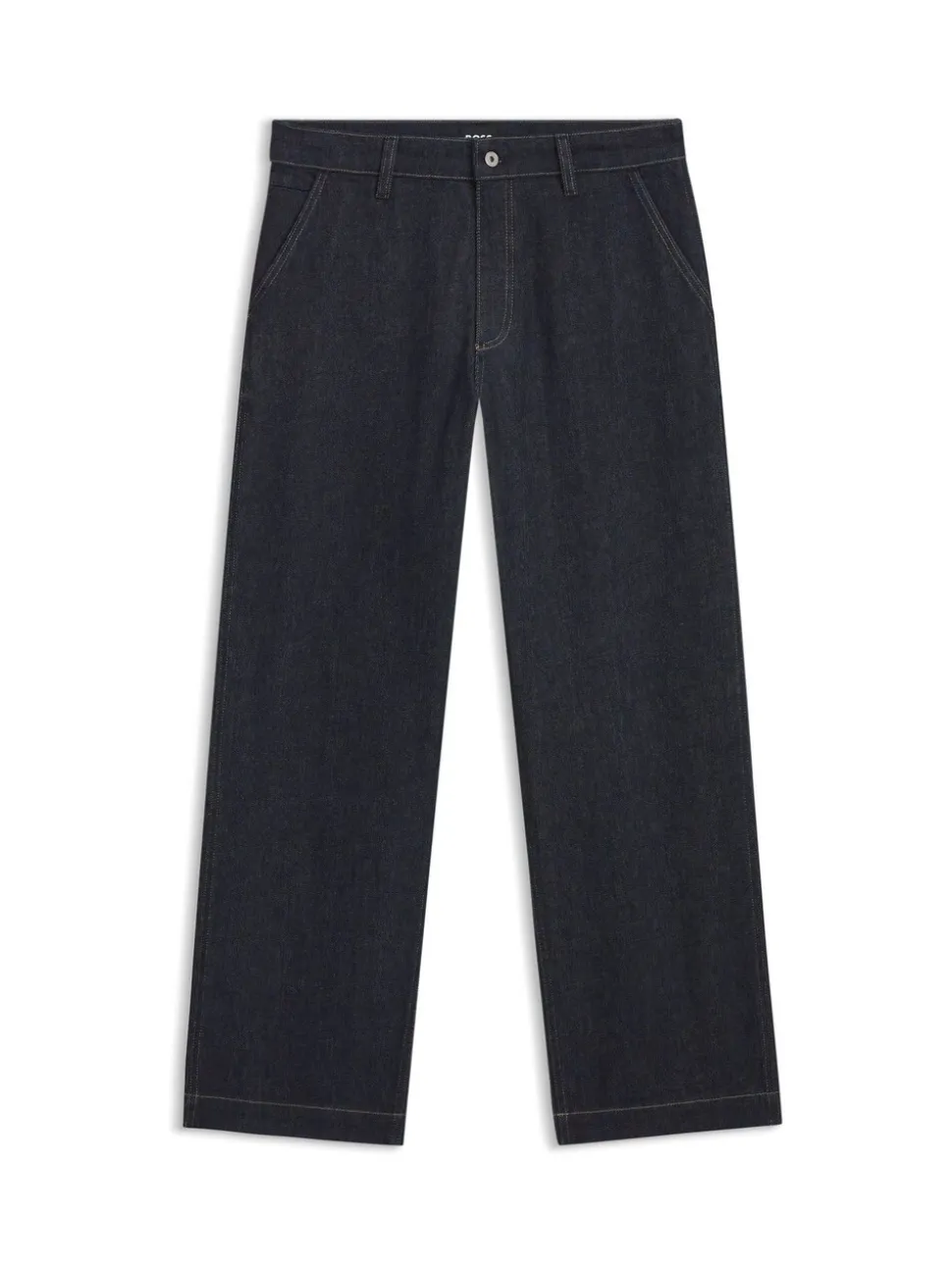 BOSS Blue Loose Fit Denim Jeans