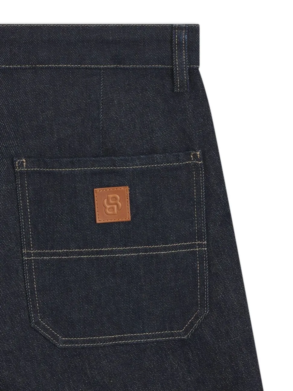 BOSS Blue Loose Fit Denim Jeans
