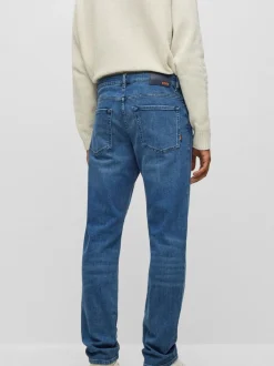 BOSS Blue Maine Relaxed Fit Stretch Jeans