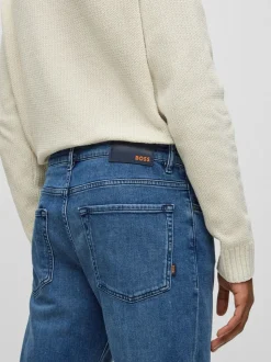 BOSS Blue Maine Relaxed Fit Stretch Jeans