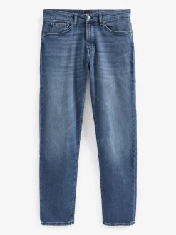 BOSS Blue Maine Relaxed Fit Stretch Jeans