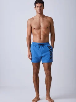 BOSS Blue Octopus Logo Swim Shorts