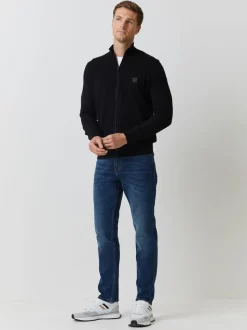 BOSS Blue Onyx Tapered-Fit Denim Jeans