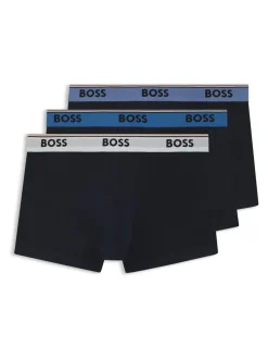 BOSS Blue Power Logo Boxer Trunks 3 Pack