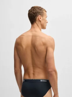 BOSS Blue Power Stretch Cotton 3 Pack Briefs