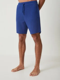 BOSS Blue Rib Regular-Fit Shorts