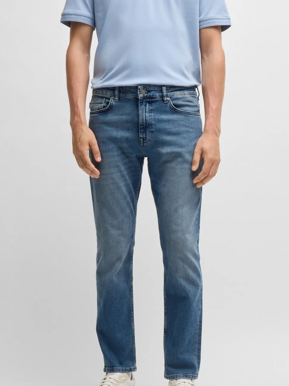 BOSS Blue Slim Fit Delaware Stretch Jeans