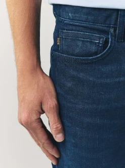 BOSS Blue Slim Fit Delaware Stretch Jeans