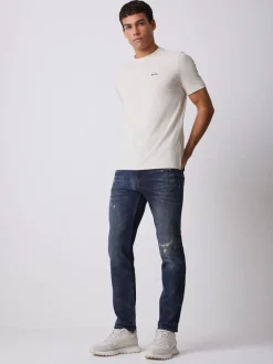 BOSS Blue Slim Fit Delaware Stretch Jeans