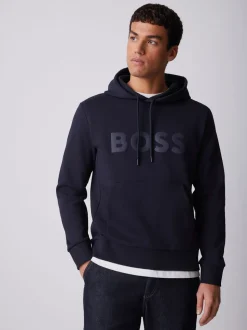 BOSS Blue Soody Logo Hoodie