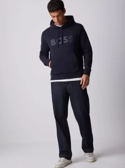 BOSS Blue Soody Logo Hoodie
