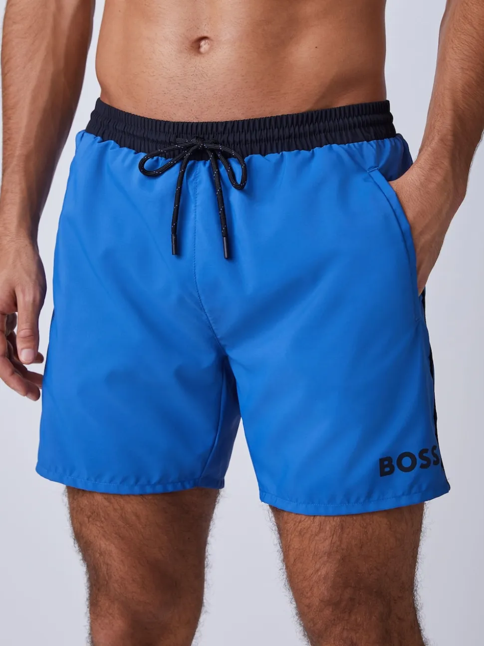 BOSS Blue Starfish Quick Dry Swim Shorts