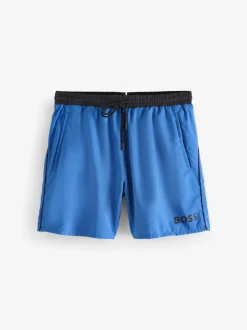 BOSS Blue Starfish Quick Dry Swim Shorts