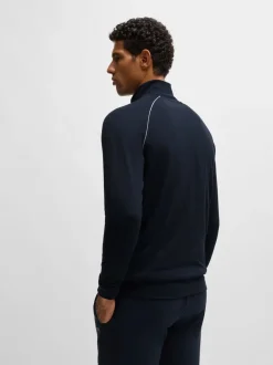 BOSS Blue Stretch Cotton Jacket