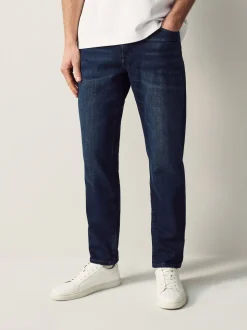 BOSS Blue Tapered Fit Comfort Stretch Denim Jeans