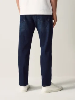 BOSS Blue Tapered Fit Comfort Stretch Denim Jeans