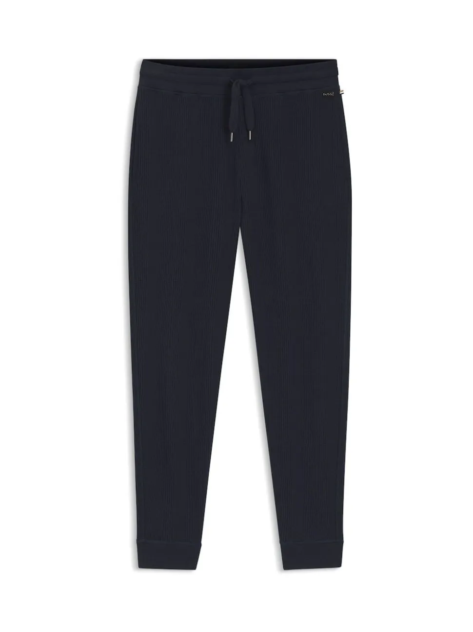BOSS Blue Textured Logo Joggers