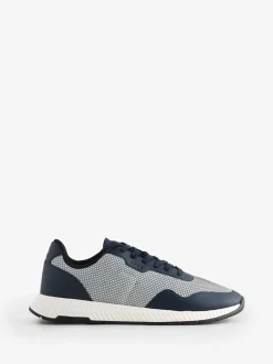 BOSS Blue Titanium Trainers