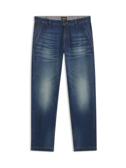 BOSS Blue Troy Straight Leg Denim Jeans