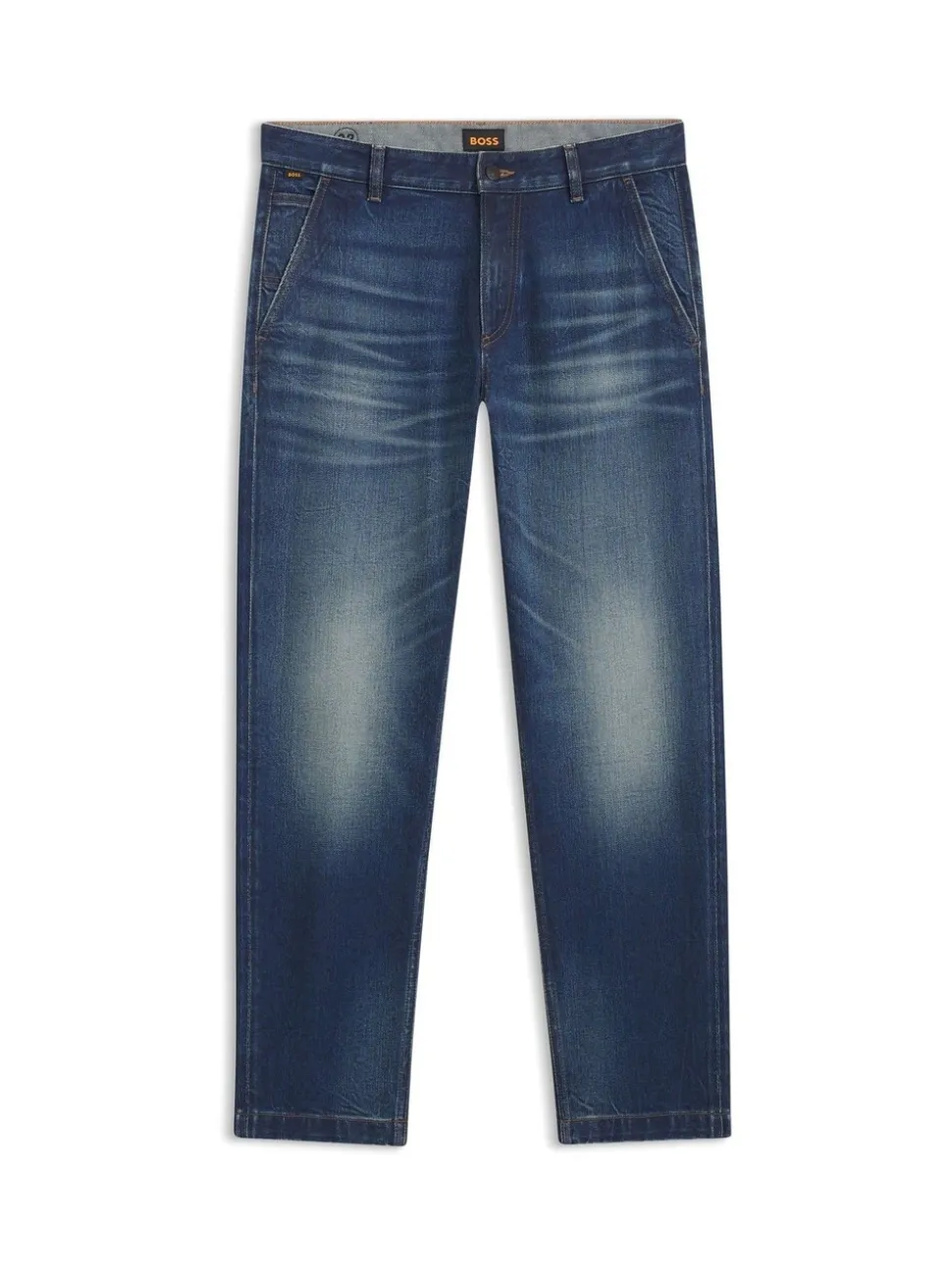 BOSS Blue Troy Straight Leg Denim Jeans