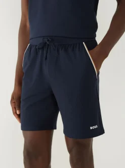 BOSS Blue Unique Logo Shorts