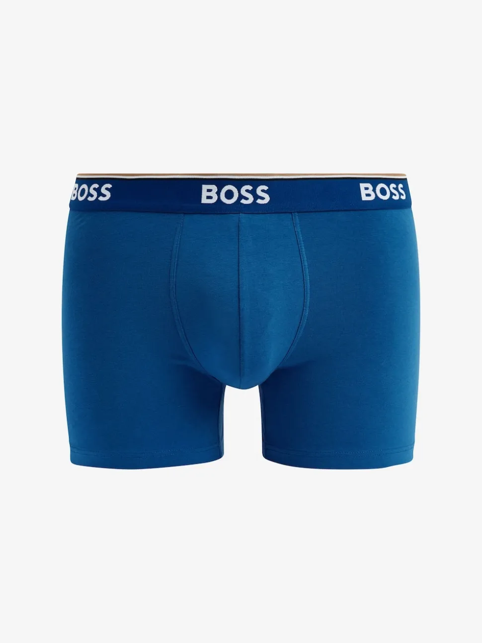 BOSS Blue/White Power Stretch Cotton 3 Pack Boxers