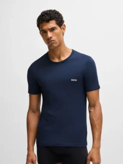 BOSS Blue/White/Black Classic Crew Neck T-Shirts 3 Pack