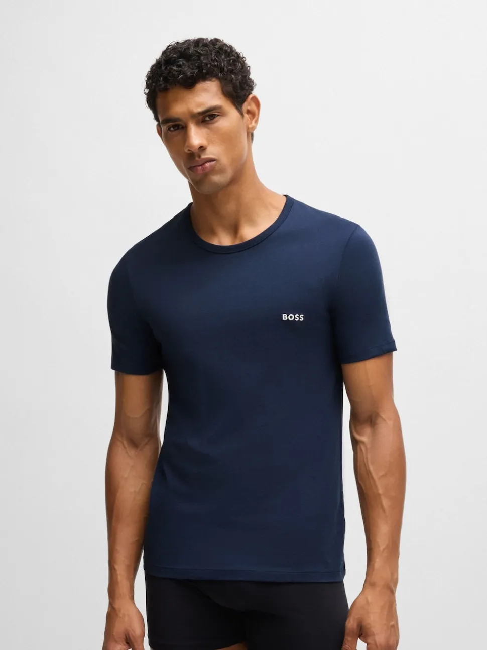BOSS Blue/White/Black Classic Crew Neck T-Shirts 3 Pack