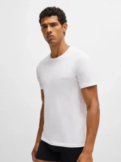 BOSS Blue/White/Black Classic Crew Neck T-Shirts 3 Pack