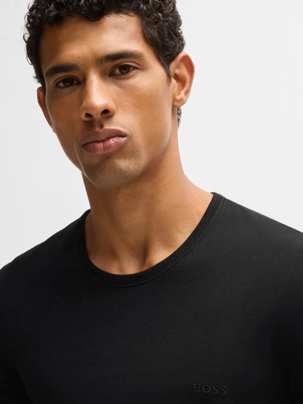 BOSS Blue/White/Black Classic Crew Neck T-Shirts 3 Pack