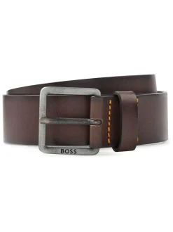 BOSS Brown Baxton Leather Belt