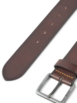 BOSS Brown Baxton Leather Belt