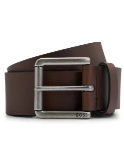 BOSS Brown Joris Leather Belt