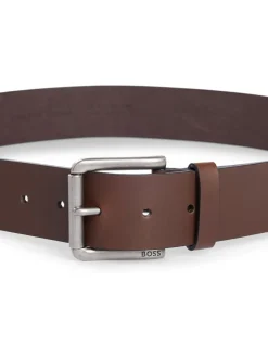 BOSS Brown Joris Leather Belt