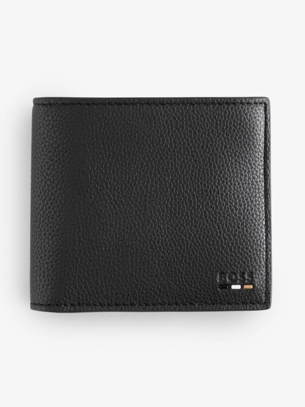 BOSS Brown Ray Signature Logo Billfold Wallet