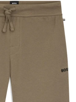 BOSS Brown Waffle Joggers