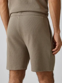 BOSS Brown Waffle Shorts