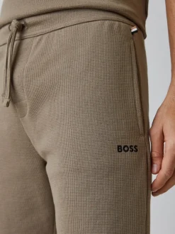 BOSS Brown Waffle Shorts