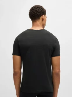 BOSS Brown/White/Black Classic Crew Neck T-Shirts 3 Pack