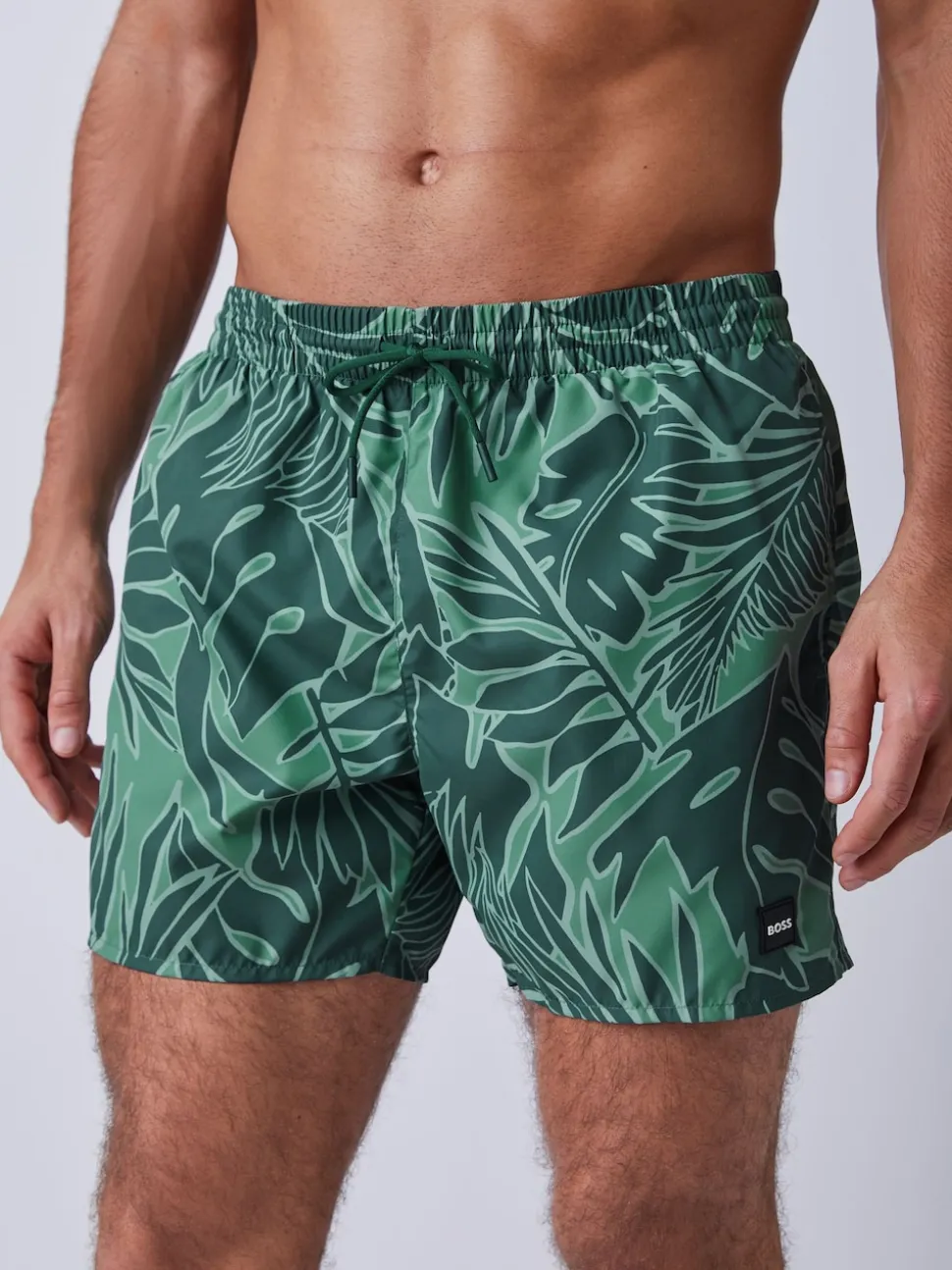 BOSS Green Piranha Printed Swim Shorts