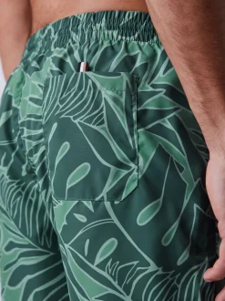 BOSS Green Piranha Printed Swim Shorts
