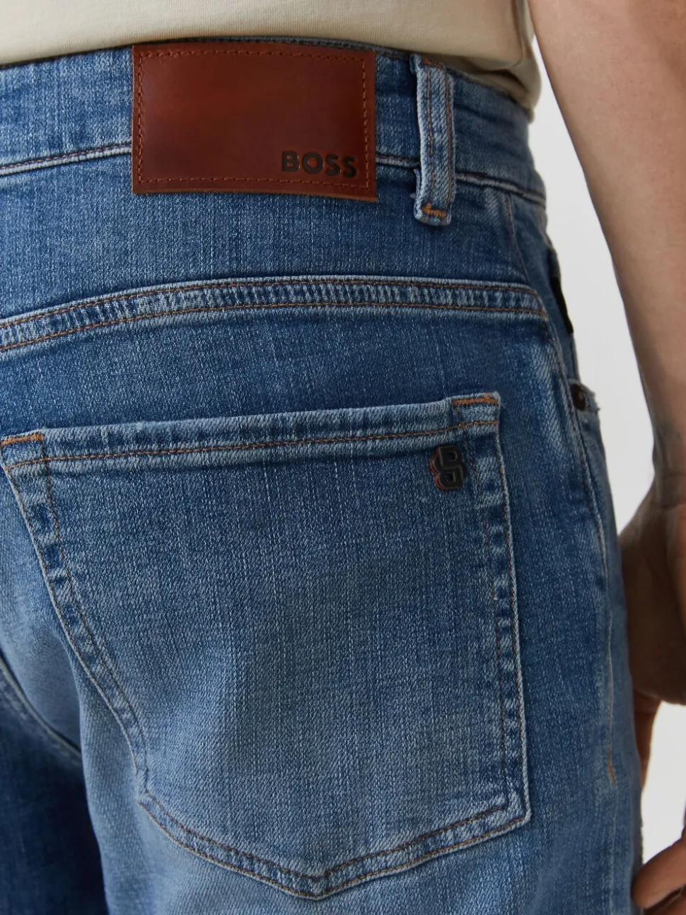 BOSS Green Re.Maine Regular-Fit Stretch Denim Jeans