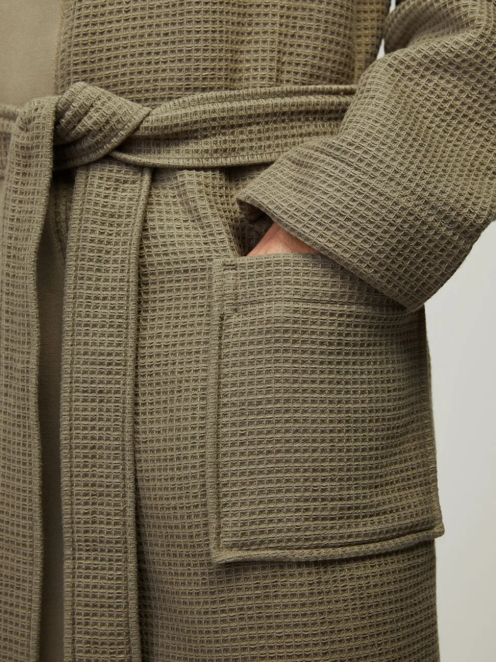 BOSS Green Waffle Logo Robe
