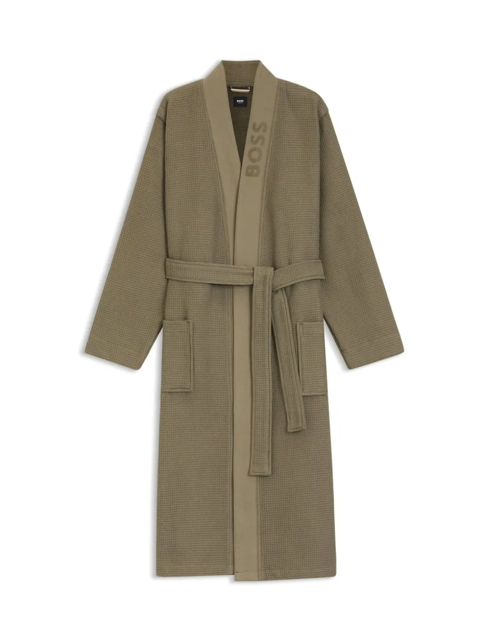 BOSS Green Waffle Logo Robe