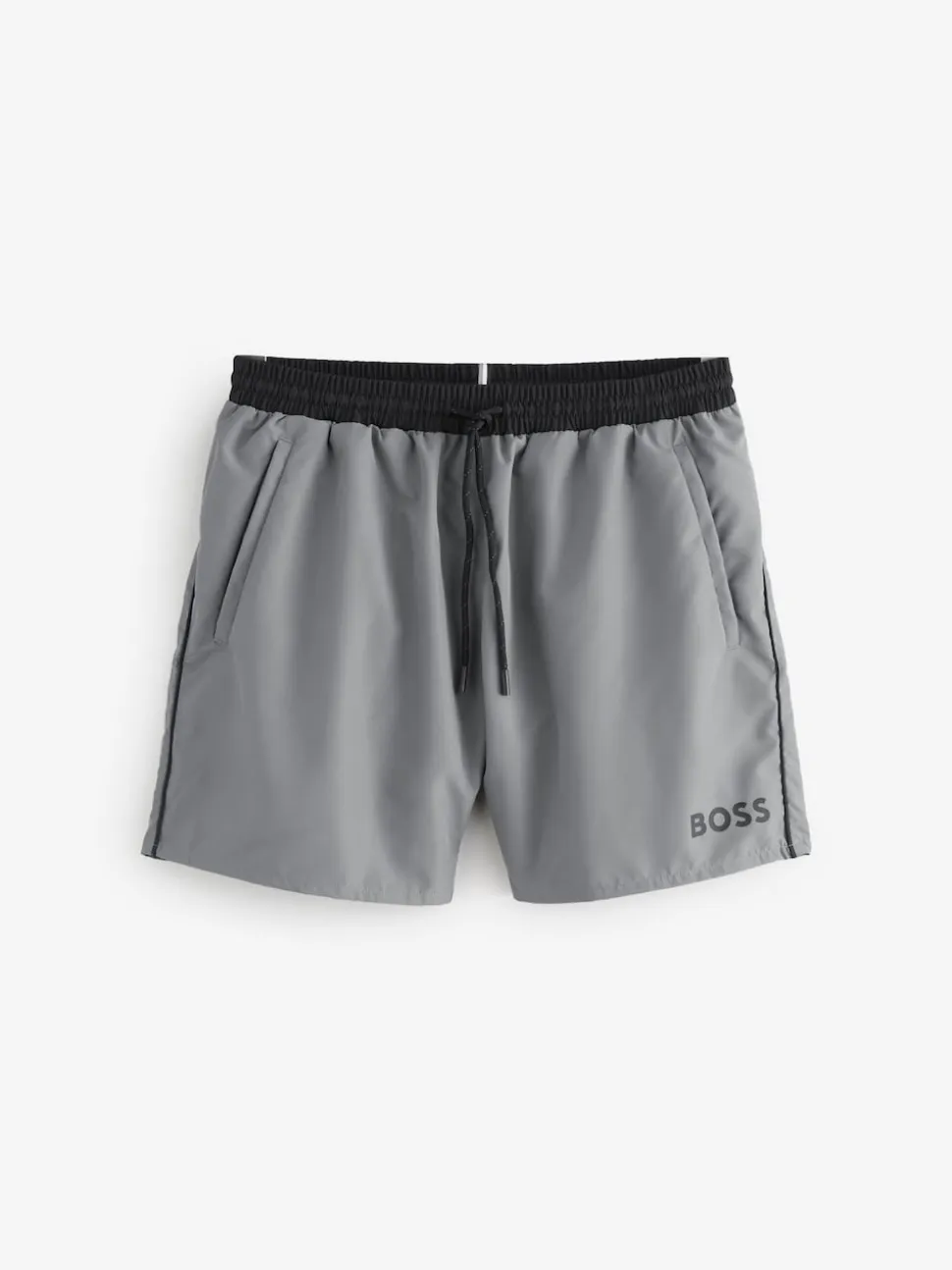 BOSS Grey Light Starfish Quick Dry Swim Shorts