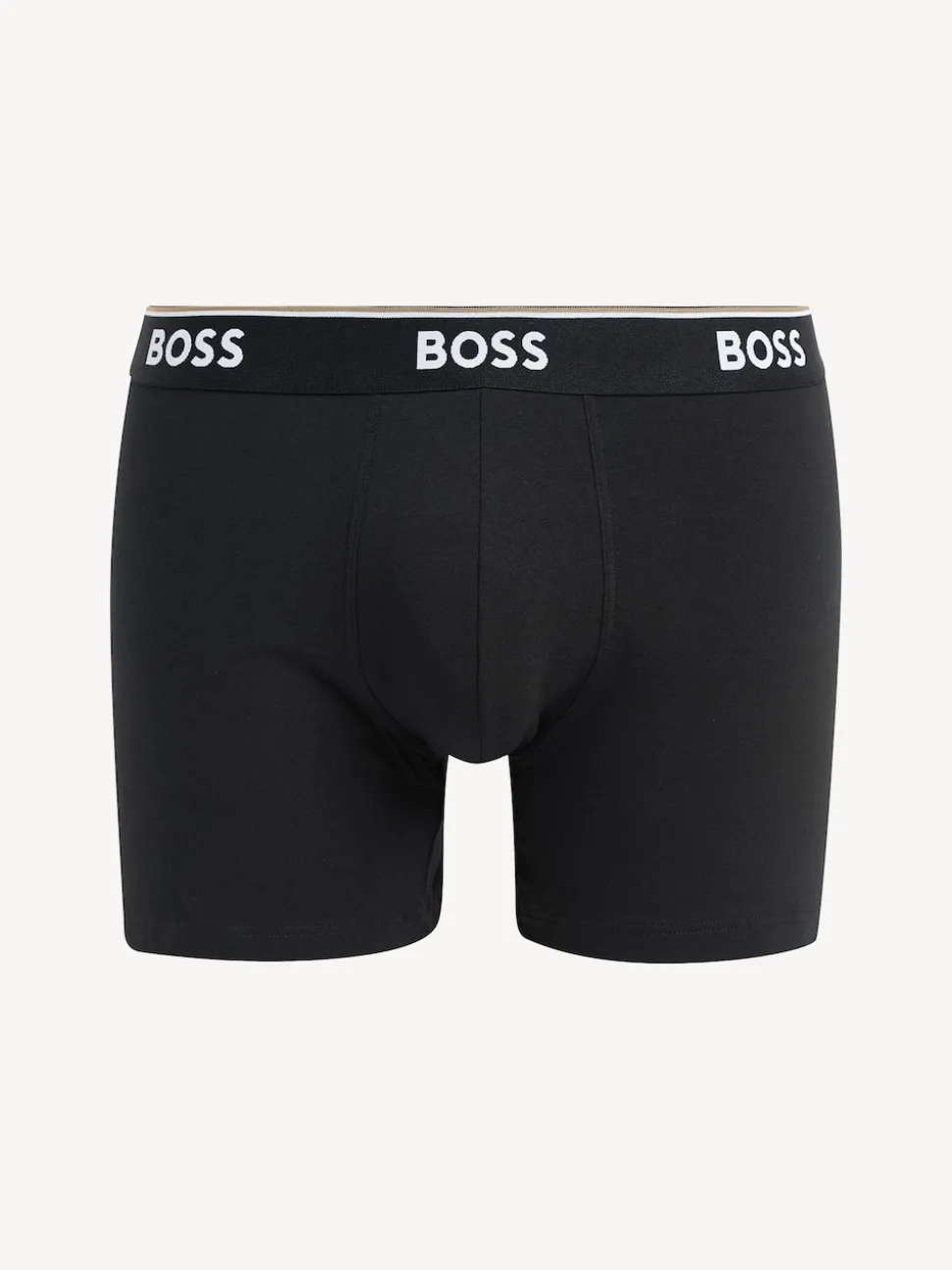 BOSS Grey Power Stretch Cotton 3 Pack Boxers
