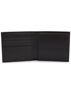 BOSS Grey Randy Signature Logo Billfold Wallet