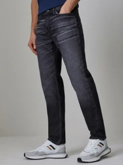 BOSS Grey Re.Maine Regular-Fit Stretch Denim Jeans